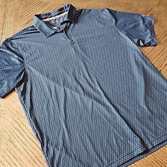 Walter Hagen Navy collared shirt XL - Picture 6 of 6